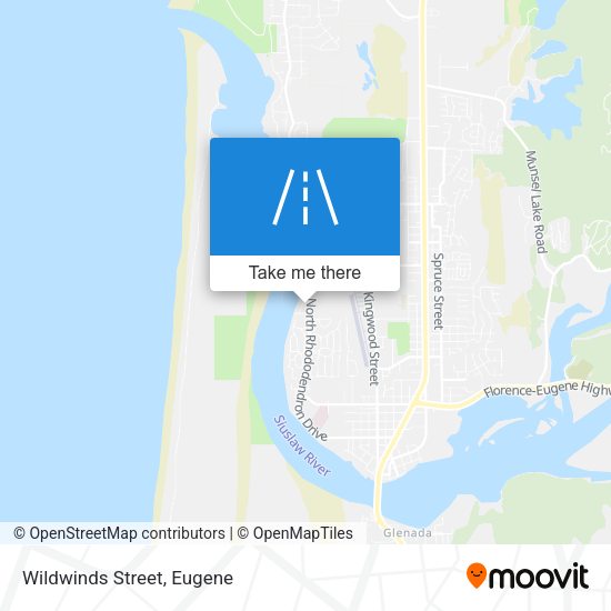 Mapa de Wildwinds Street