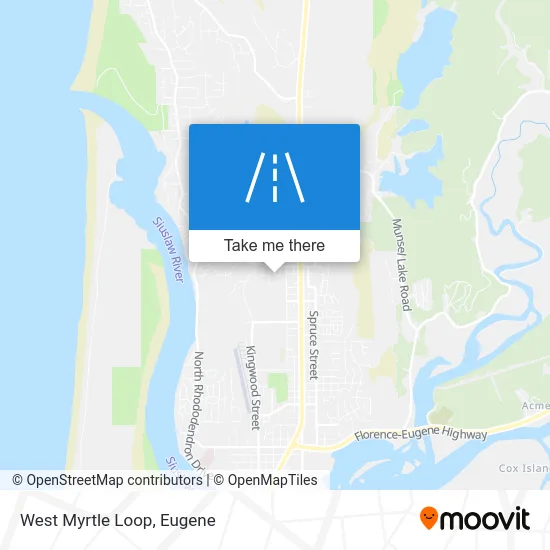 West Myrtle Loop map