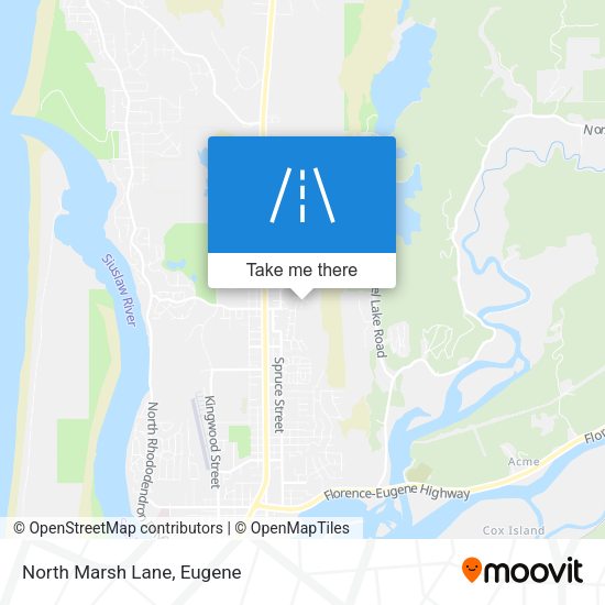 Mapa de North Marsh Lane
