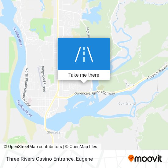 Three Rivers Casino Entrance map