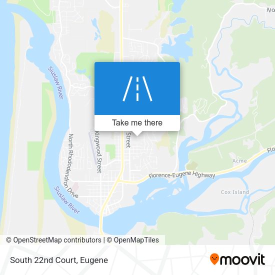 South 22nd Court map