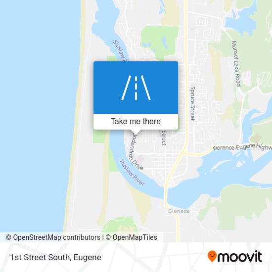 Mapa de 1st Street South