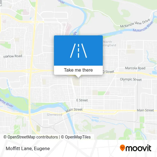 Moffitt Lane map