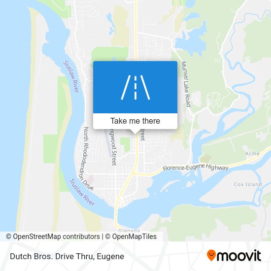 Dutch Bros. Drive Thru map