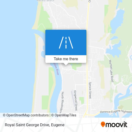 Royal Saint George Drive map