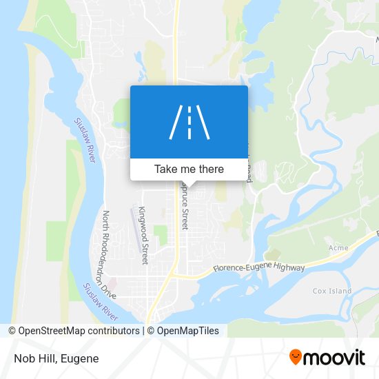 Mapa de Nob Hill