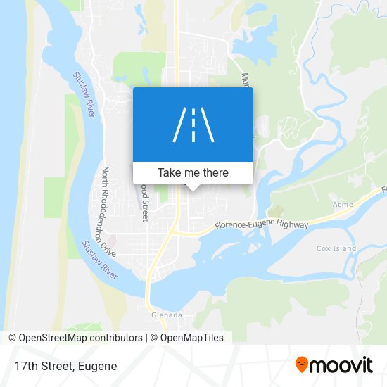 Mapa de 17th Street