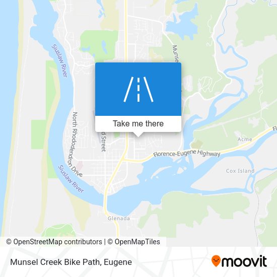 Munsel Creek Bike Path map