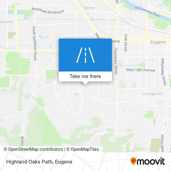 Mapa de Highland Oaks Path