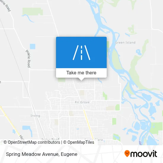 Spring Meadow Avenue map