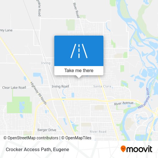 Crocker Access Path map
