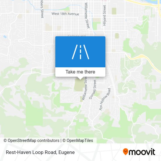 Rest-Haven Loop Road map