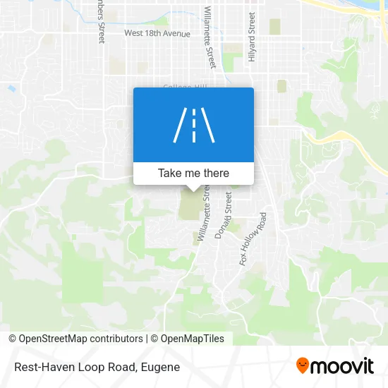 Mapa de Rest-Haven Loop Road