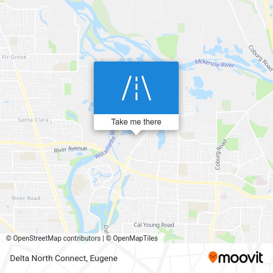 Delta North Connect map