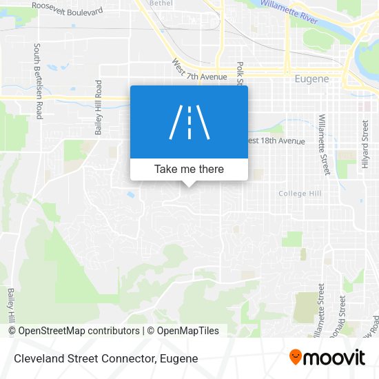 Cleveland Street Connector map