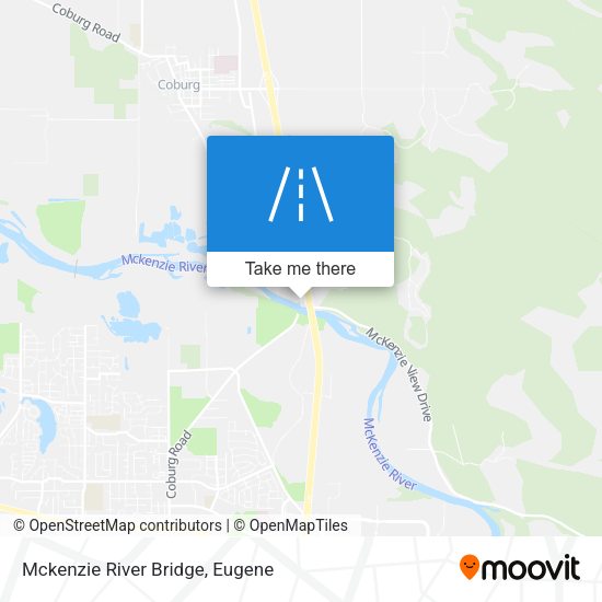 Mapa de Mckenzie River Bridge