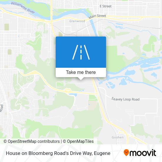 House on Bloomberg Road's Drive Way map