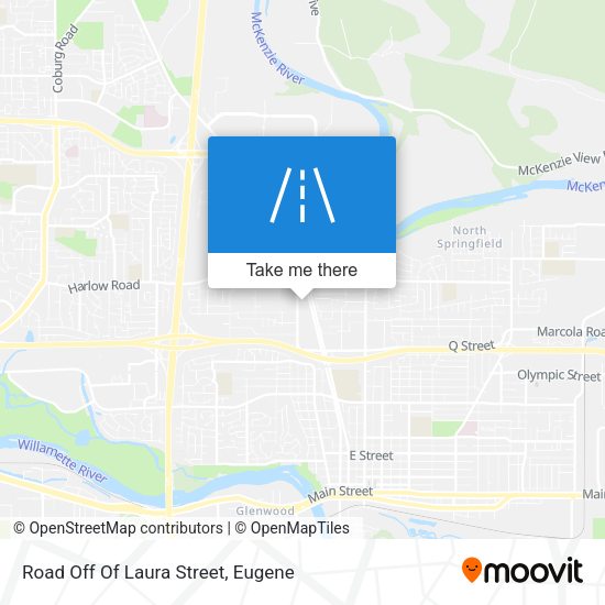 Road Off Of Laura Street map
