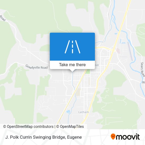 Mapa de J. Polk Currin Swinging Bridge