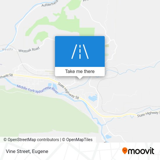 Mapa de Vine Street