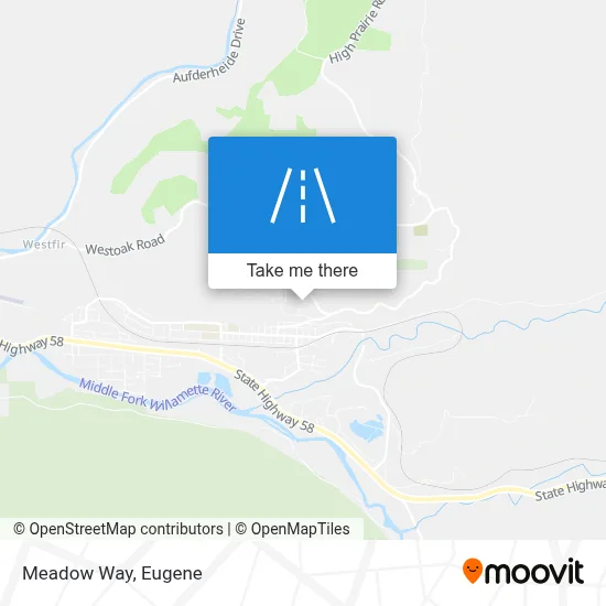 Meadow Way map
