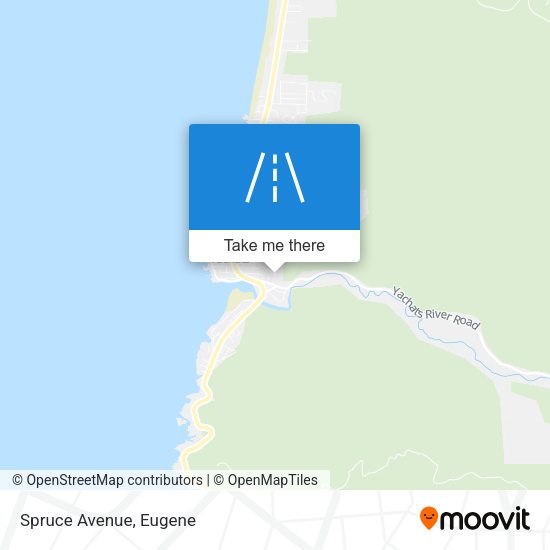 Mapa de Spruce Avenue