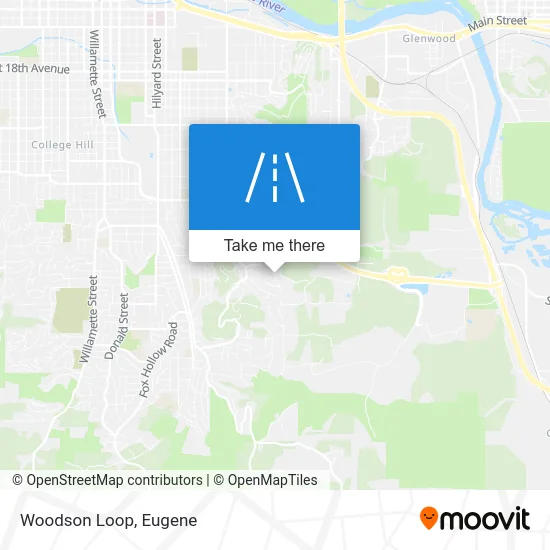 Woodson Loop map