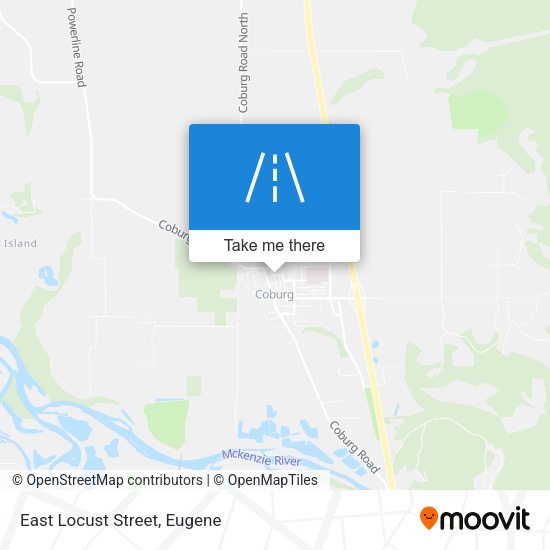 Mapa de East Locust Street