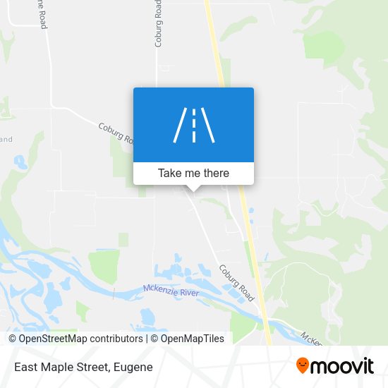 Mapa de East Maple Street