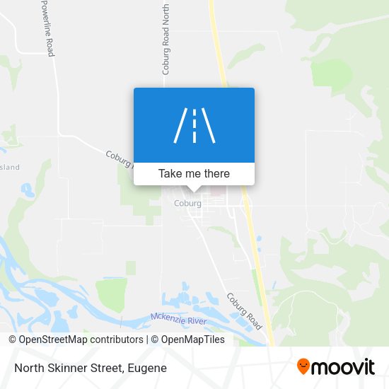 North Skinner Street map