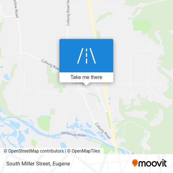 South Miller Street map