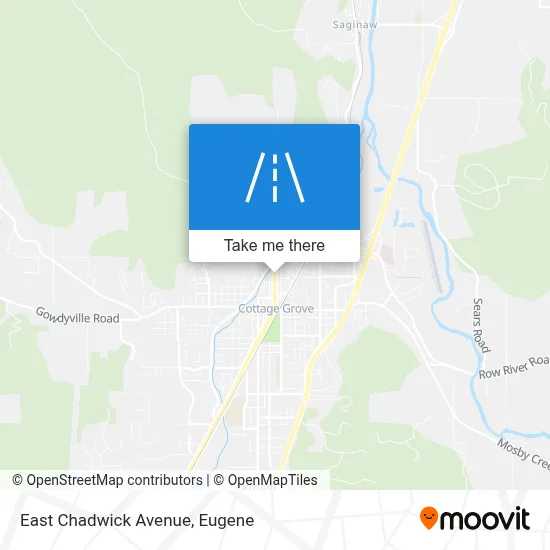 East Chadwick Avenue map