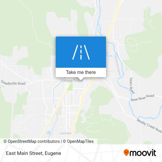 Mapa de East Main Street