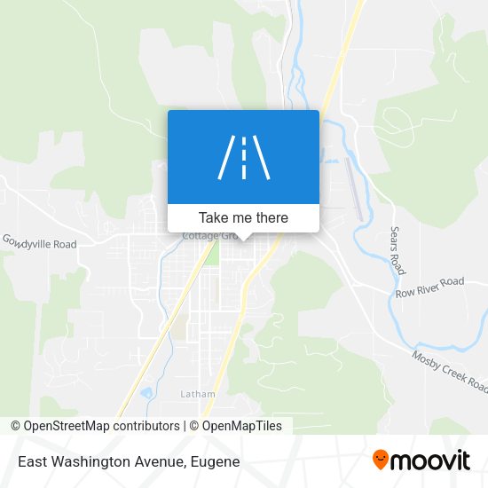 East Washington Avenue map