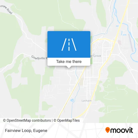 Fairview Loop map