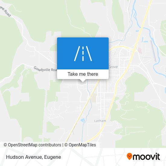 Mapa de Hudson Avenue