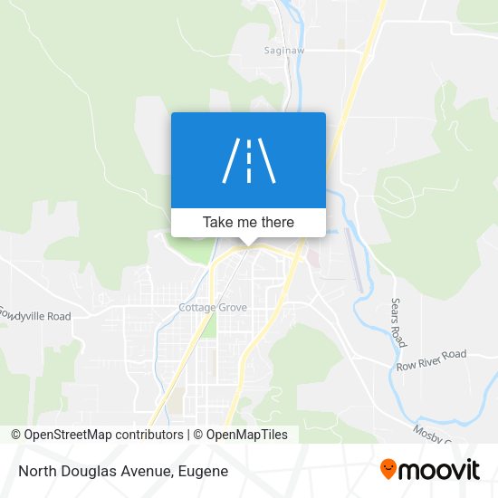 North Douglas Avenue map