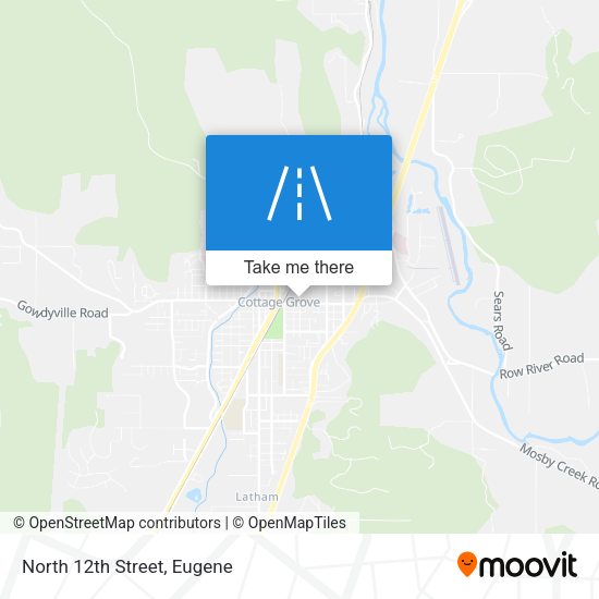 Mapa de North 12th Street