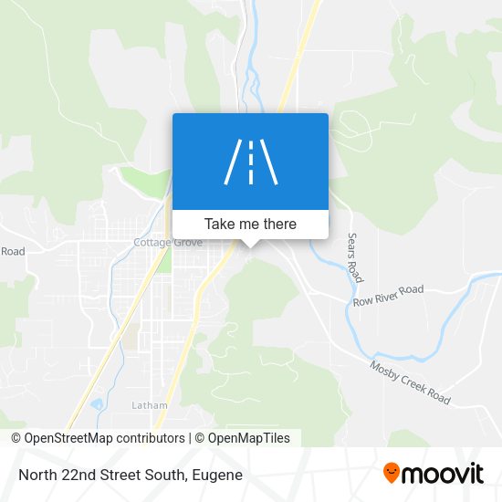 North 22nd Street South map