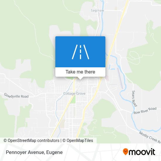 Mapa de Pennoyer Avenue