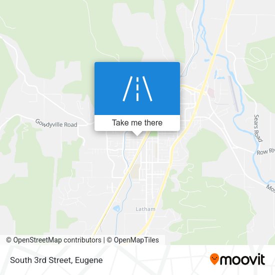 Mapa de South 3rd Street