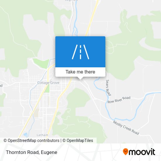 Mapa de Thornton Road
