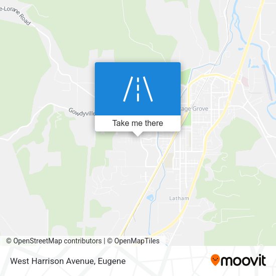 West Harrison Avenue map