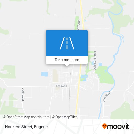 Mapa de Honkers Street