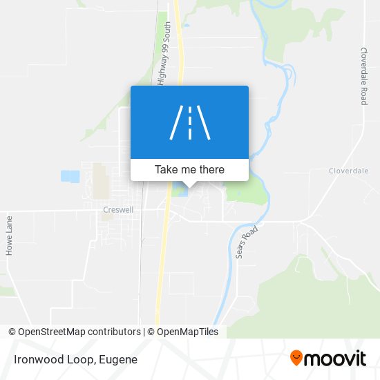 Ironwood Loop map