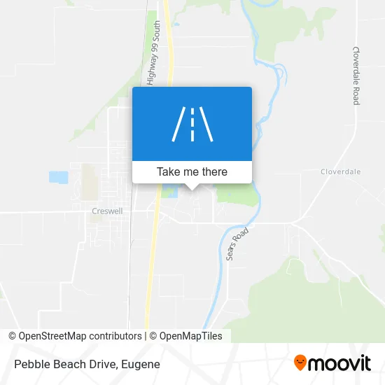 Pebble Beach Drive map