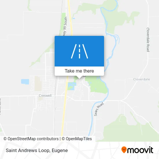 Saint Andrews Loop map
