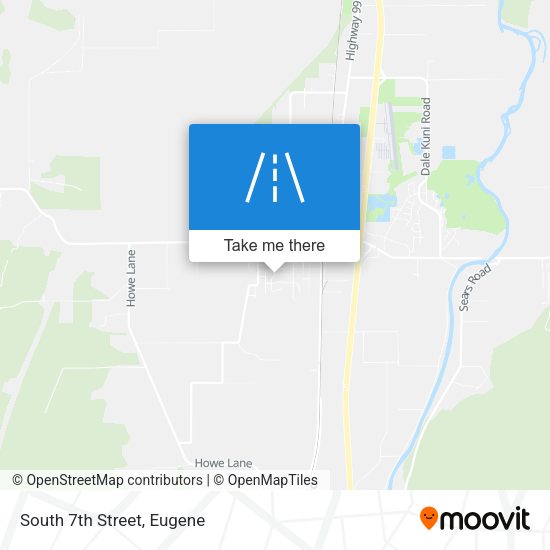 Mapa de South 7th Street