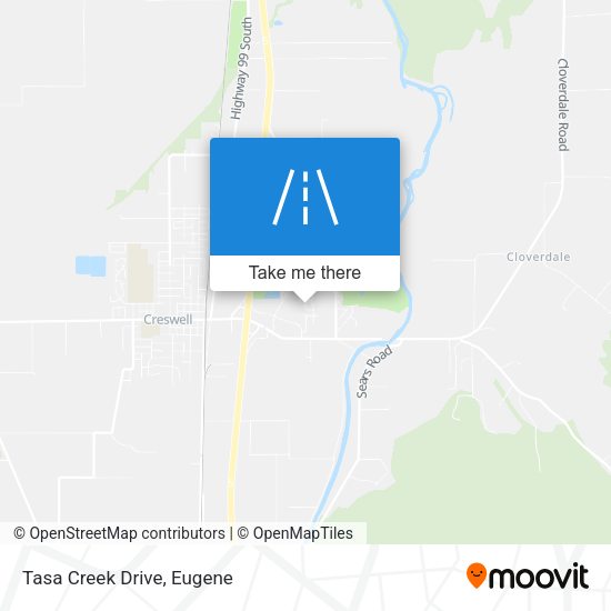 Tasa Creek Drive map