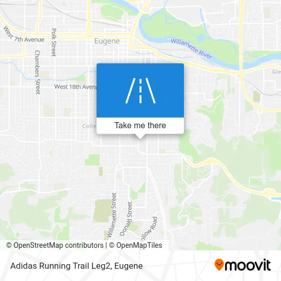 Adidas Running Trail Leg2 map